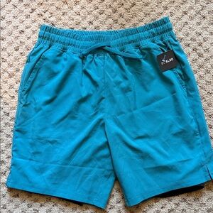 Youth Teal Athletic Shorts